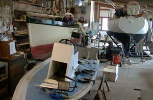 Trout's boat shed