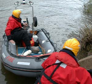 Upton-upon-Severn fire boat