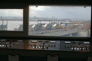 Cardiff Barrage control room