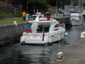 Missing Link entering Port Dinorwic